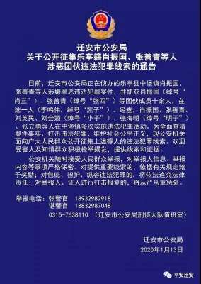 肖三(“肖三”“张四”“黑子”“小子”……警方征集乐亭这个涉恶团伙违法犯罪线索)
