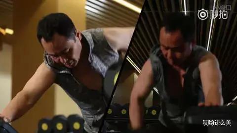 杨幂爸爸上综艺节目,和肌肉壮汉比拼扳手腕
