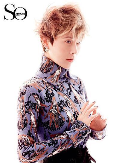 短发也有黄金比例？海清晒短发美照