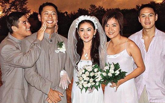 55岁温碧霞美出天际,穿泳装性感如苏妲己,和富商丈夫秀恩爱