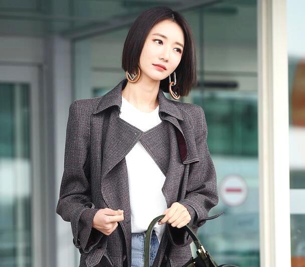 短发女神高俊熙短发造型太吸睛！满满的时尚女王范儿！