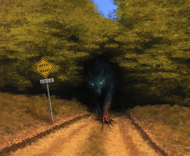 来自日本插画师的一组“怪物”系列插画作品！画面震撼很有想象力