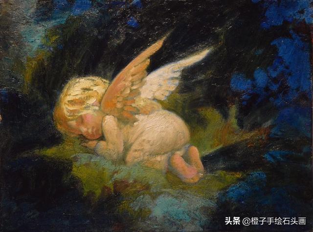 带你走进俄罗斯油画大师的童话世界：坠落人间的小天使