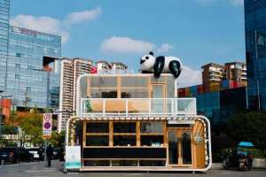 熊猫儿(兴隆湖边，又多了个熊猫儿)