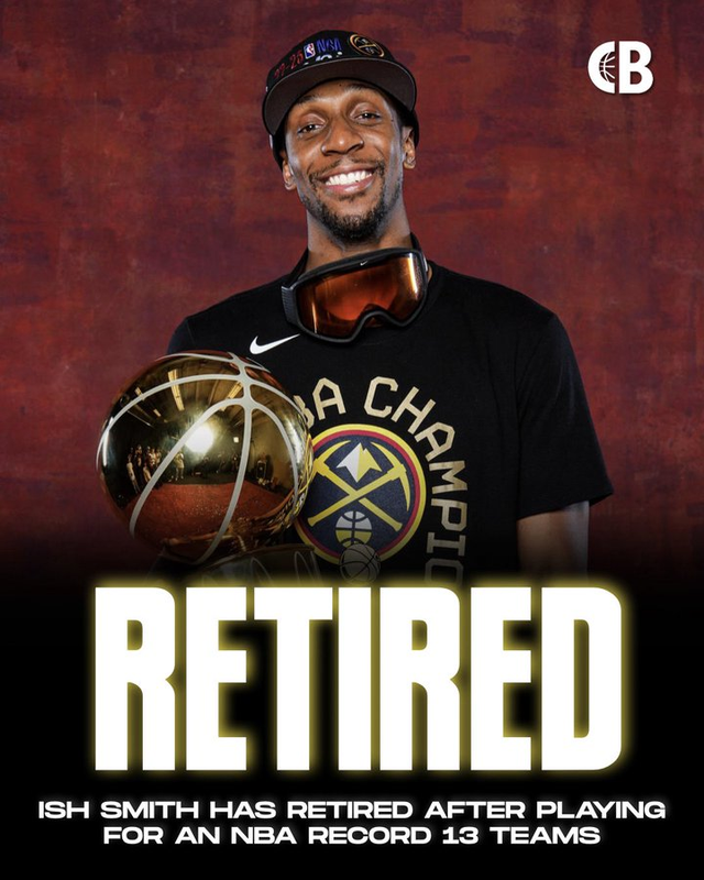 36岁小史密斯退役成为球探:效力13队创纪录 曾与姚明当过队友