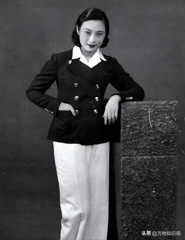 民国第一美女胡蝶珍贵影像，一颦一笑美艳动人，难怪戴笠为她着迷