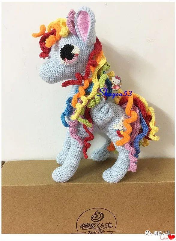 云宝：超可爱娃娃家2.0小马玩偶（有编织说明）