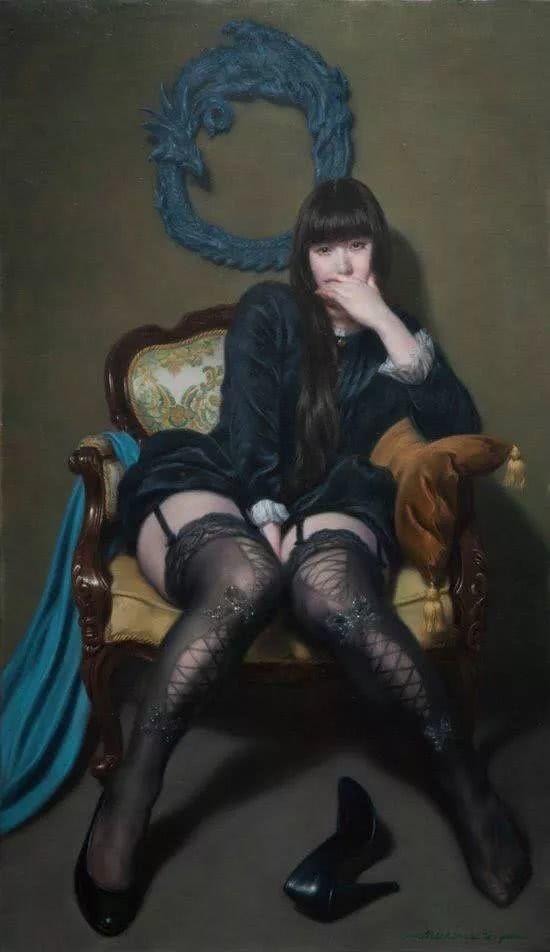 日本艺术家笔下的人体油画,不止逼真而且诱人