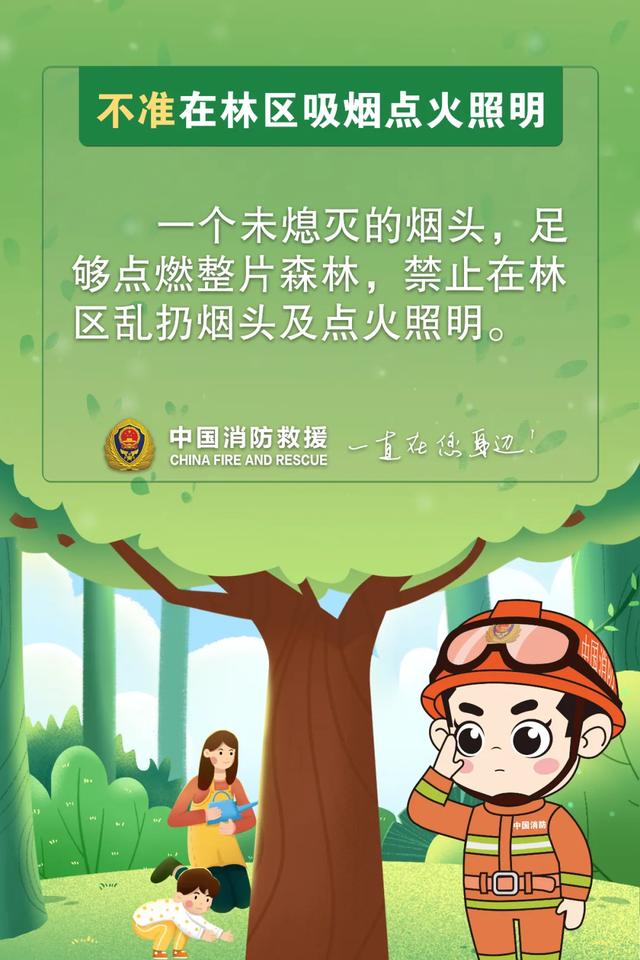 进入山林区域时谨记以下几点