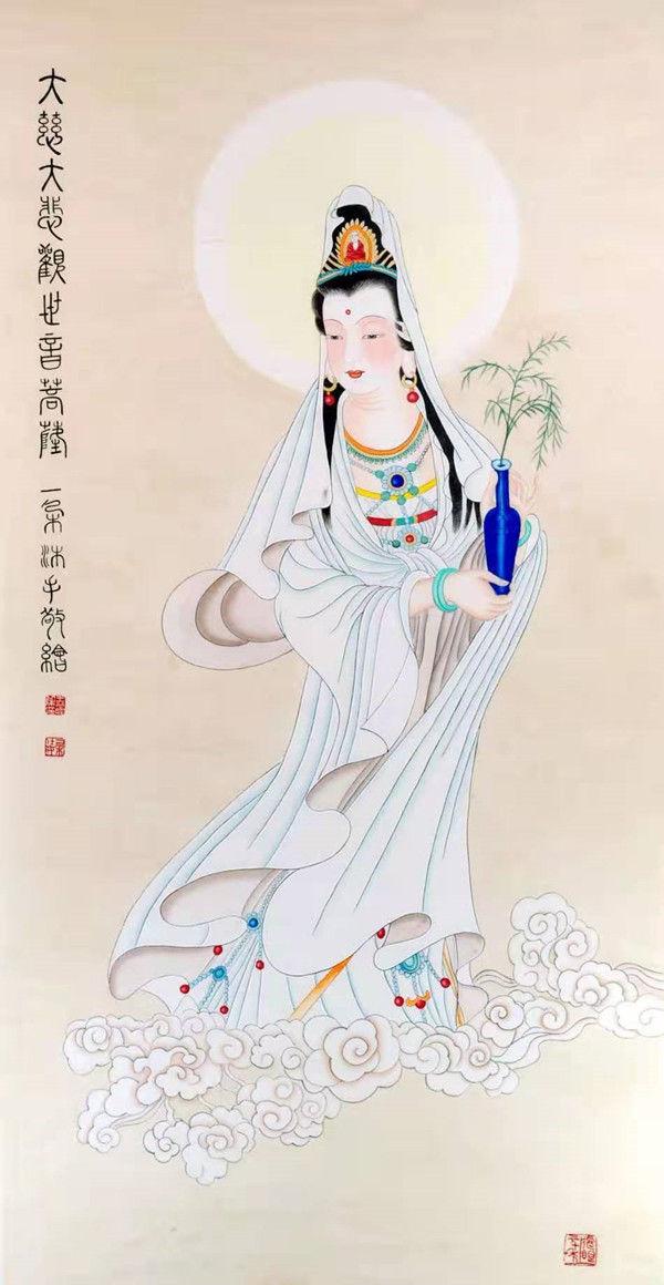 中国著名书画艺术家王丽莉（笔名王一朵）