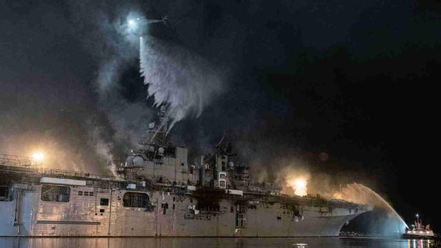 “好人理查德”号被烧毁暴露损管训练缺失，美海军又哀叹“可能输掉下一场海战”