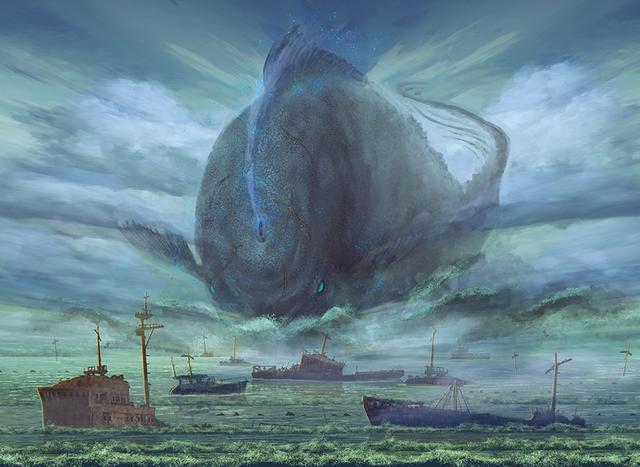 来自日本插画师的一组“怪物”系列插画作品！画面震撼很有想象力