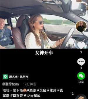 麦家琪写真(46岁港星麦家琪内地自驾游，开豪车行驶350公里，男友人自愧不如)