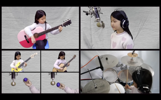 6岁南京女孩吉他弹唱火到国外获赞疗愈人心，父亲称每天练六小时