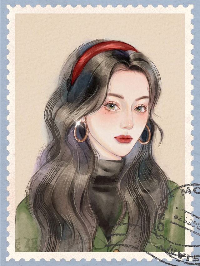 一组热巴女神风头像，那海藻般浪漫长发，最适合温婉妩媚的女生