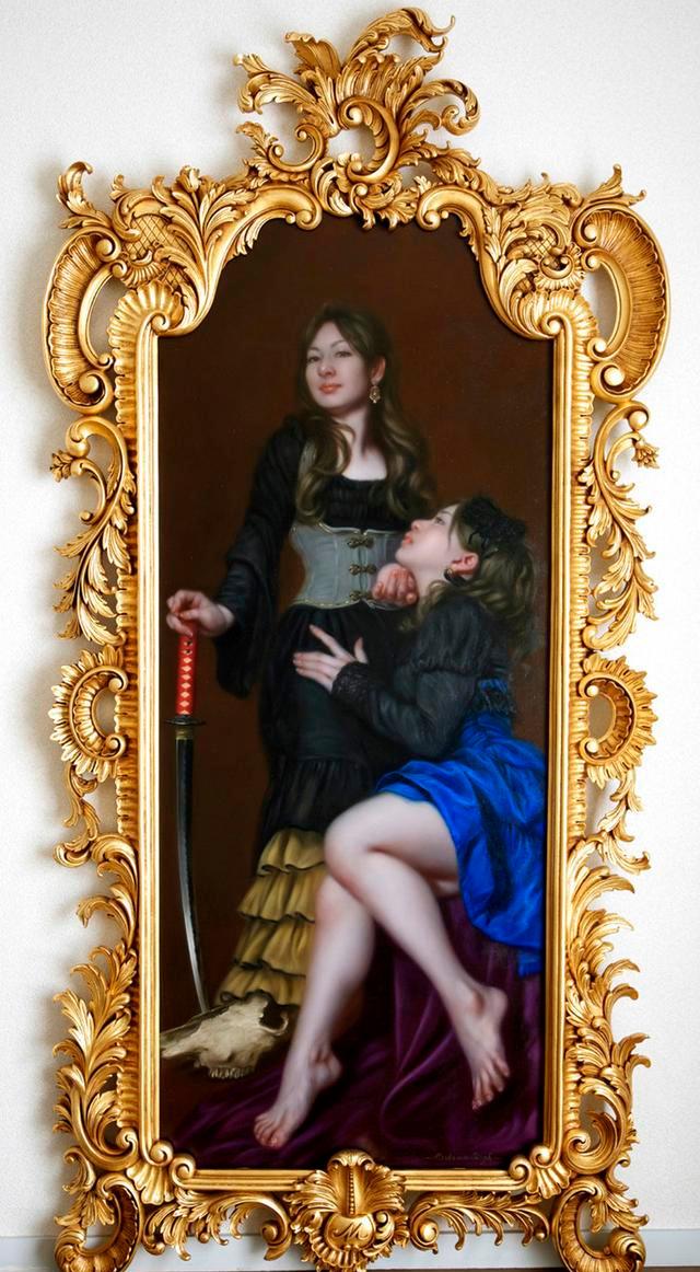 日本艺术家笔下的人体油画,不止逼真而且诱人