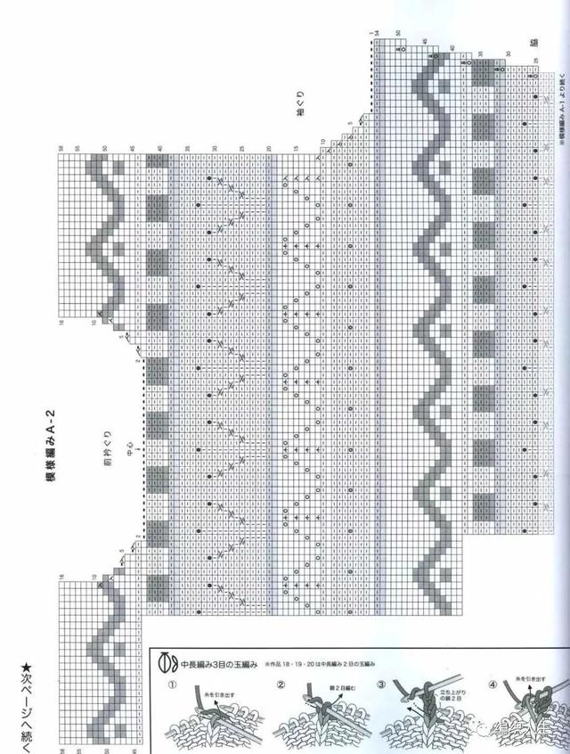 少女风改版华丽风：毛茸茸女士棒针大圆领阔袖套头毛衣（有编织图解）