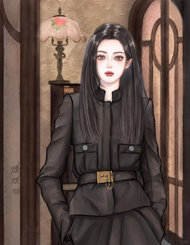 一组热巴女神风头像，那海藻般浪漫长发，最适合温婉妩媚的女生