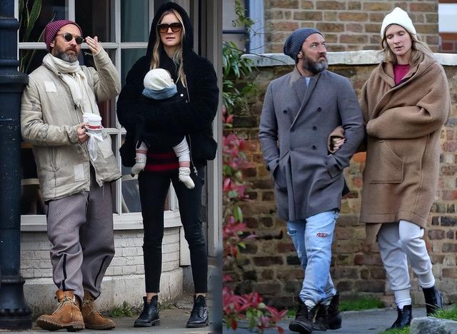 裘德洛:曾帅到掉渣,如今52岁油到不能看,6个孩子只有女儿像他