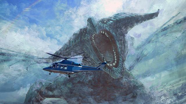 来自日本插画师的一组“怪物”系列插画作品！画面震撼很有想象力