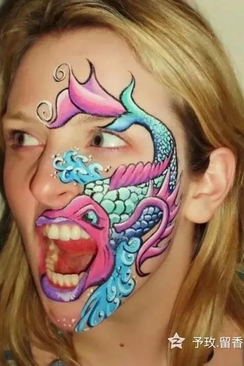 人体彩绘、人体艺术，美到极致，绝到称奇