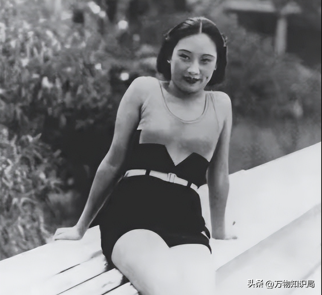 民国第一美女胡蝶珍贵影像，一颦一笑美艳动人，难怪戴笠为她着迷