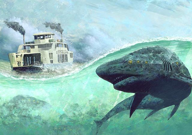 来自日本插画师的一组“怪物”系列插画作品！画面震撼很有想象力