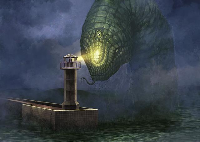 来自日本插画师的一组“怪物”系列插画作品！画面震撼很有想象力