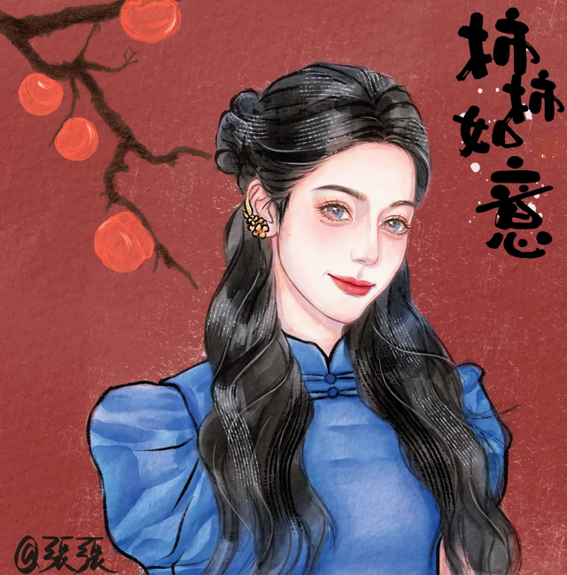 一组热巴女神风头像，那海藻般浪漫长发，最适合温婉妩媚的女生