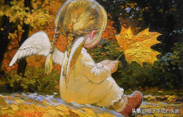 带你走进俄罗斯油画大师的童话世界：坠落人间的小天使