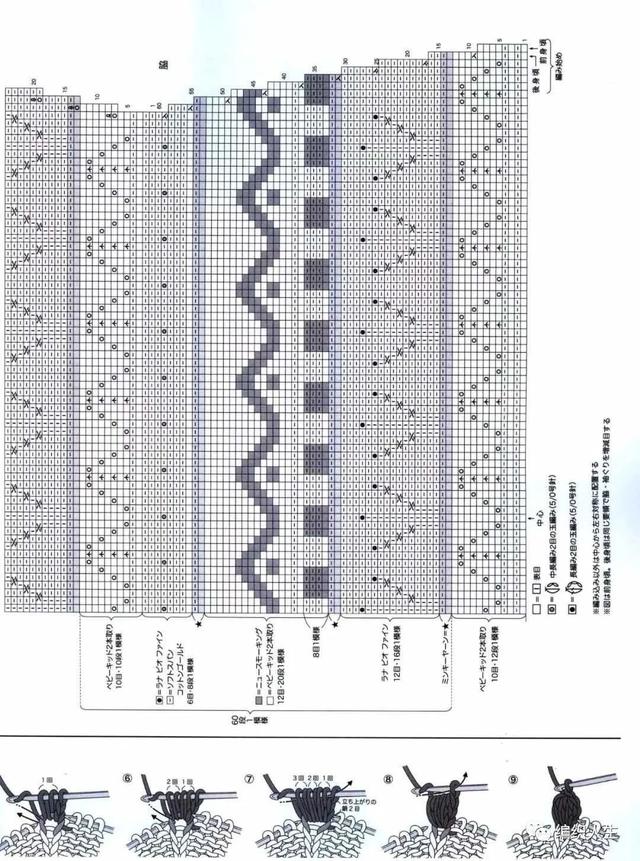 少女风改版华丽风：毛茸茸女士棒针大圆领阔袖套头毛衣（有编织图解）