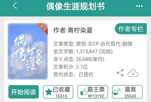 高质量娱乐圈选秀文来了！