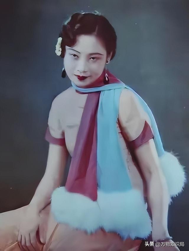 民国第一美女胡蝶珍贵影像，一颦一笑美艳动人，难怪戴笠为她着迷