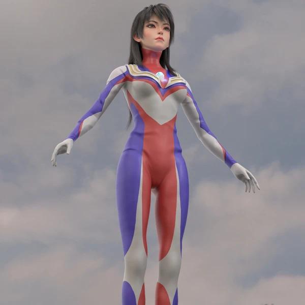 迪迦奥特曼女皮套演员