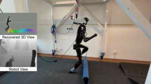 跨越栅栏(震撼中国人形机器人学会跑酷,跳上40公分高台,仅需小成本运转)