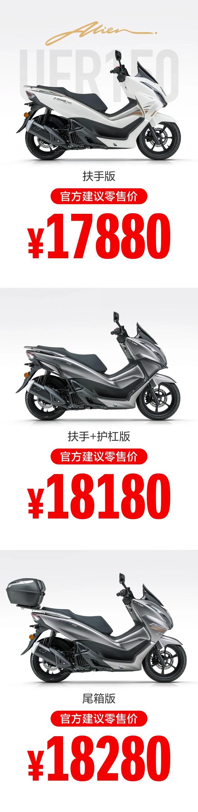 Alien外星人UFR150售价发布:是豪爵的自信还是烟幕弹?