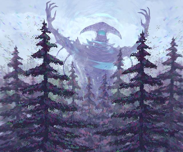 来自日本插画师的一组“怪物”系列插画作品！画面震撼很有想象力