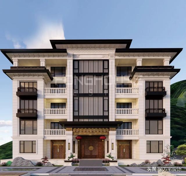 设计100栋乡村别墅NO.2福州·陈府 ——取意东方 庄严大气