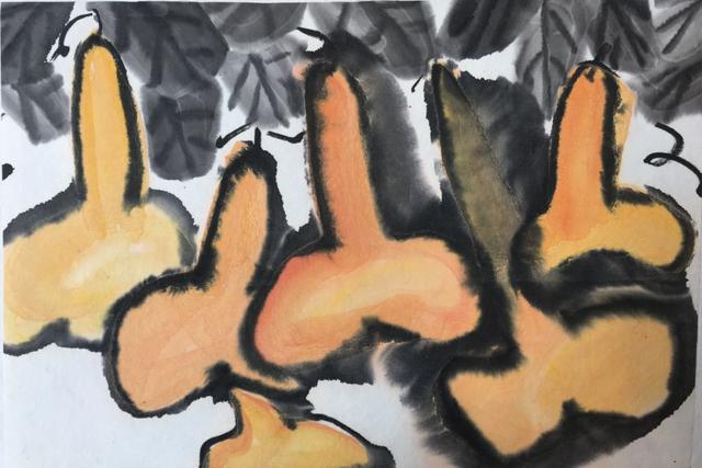 【方志四川•“忆沧桑·记奋斗·颂辉煌”征文】王诗语 ‖ 葫芦（书画作品）