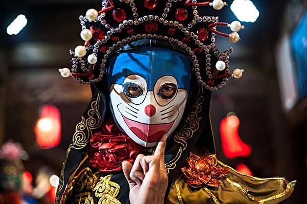 国粹川剧变脸，精美的手机图片