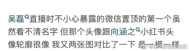 吴磊恋爱了？疑与向涵之共用头像，“吴露可逃”CP粉喊话快澄清