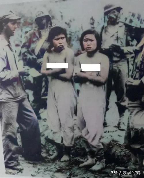 1940年,日军禁止公开的照片,一名慰安妇女孩表情呆滞,命运难测