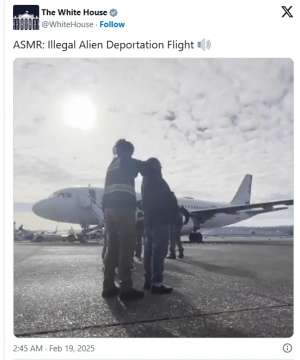 白宫发布视频:非法移民戴镣铐被驱逐