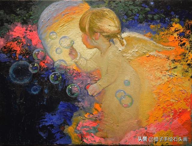 带你走进俄罗斯油画大师的童话世界：坠落人间的小天使