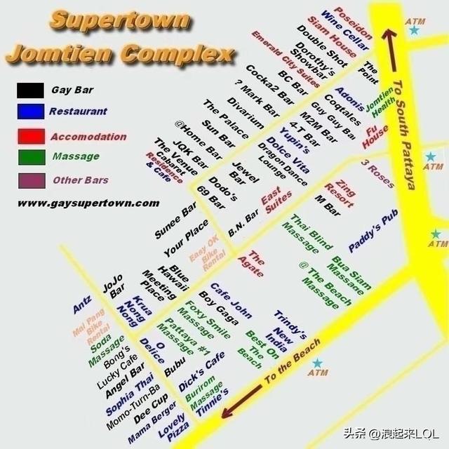 攻略｜芭提雅中天海滩男孩街，人妖歌舞秀，欧美风酒吧打卡