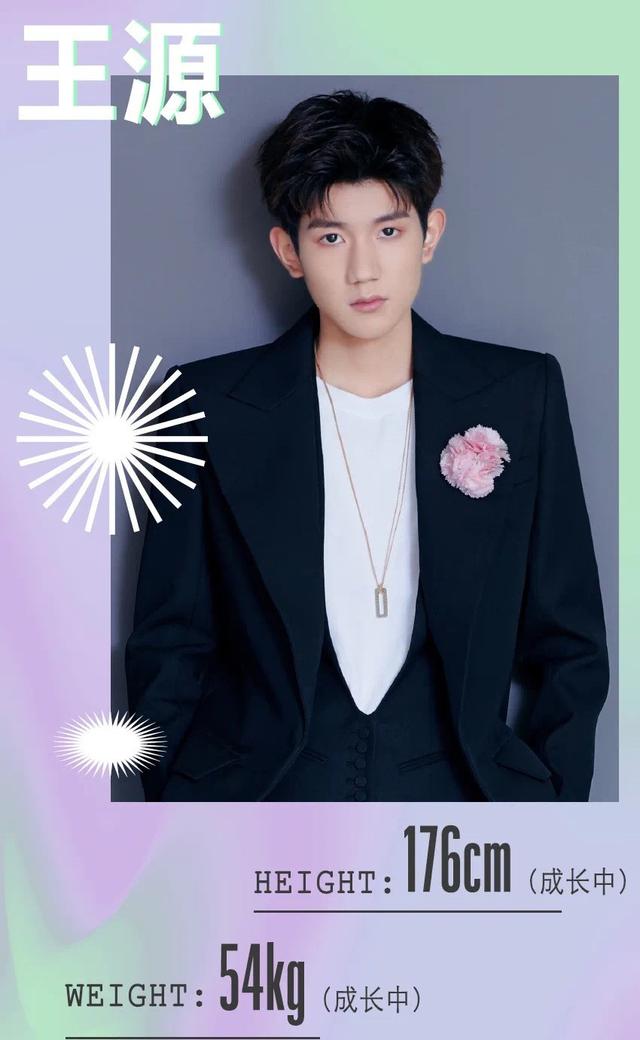 男星身高体重盘点：王一博和朱一龙都是180cm，李现比王源重40斤