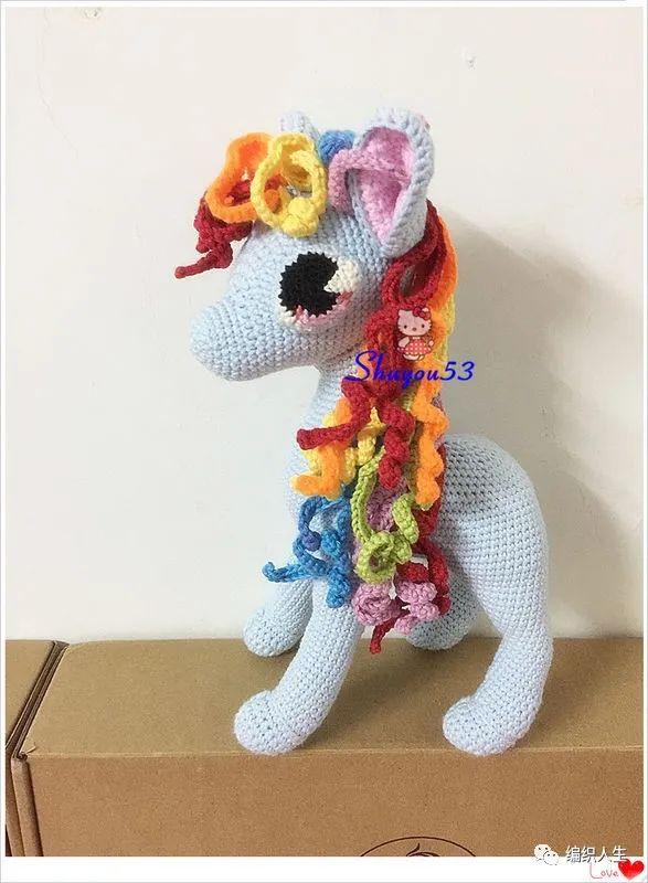 云宝：超可爱娃娃家2.0小马玩偶（有编织说明）