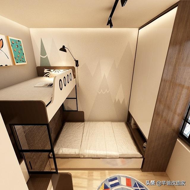 30平1居全屋承重墙，客厅架出夫妻房，巧变私密小2居