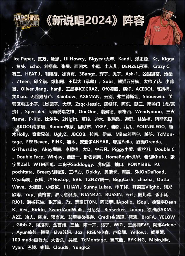 《中国新说唱2024》第一个环节公布,笑翻众人,离谱中透露着合理