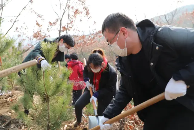 【植树节特辑】威海中院:我看青山多妩媚,料青山看我应如是